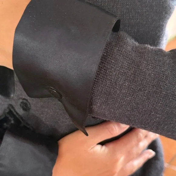 Loewe Black Turtleneck Sweater with Intricate Design - Picture 4 of 11